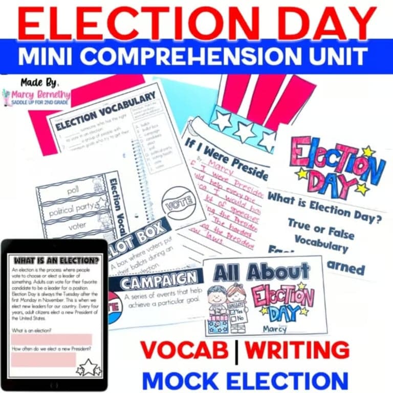 Elementary school Lesson Package | Easy Election Day for Kids
