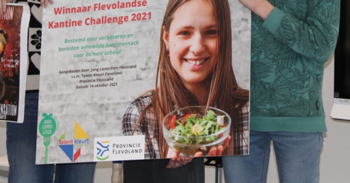 Healthy cafeteria snack ‘Tempeh-ation’ wins Flevoland School Canteen Challenge
