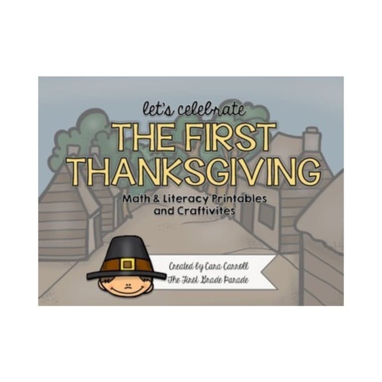 Elementary school Lesson Package | Thanksgiving - Math & Literacy Printable and Craftivities