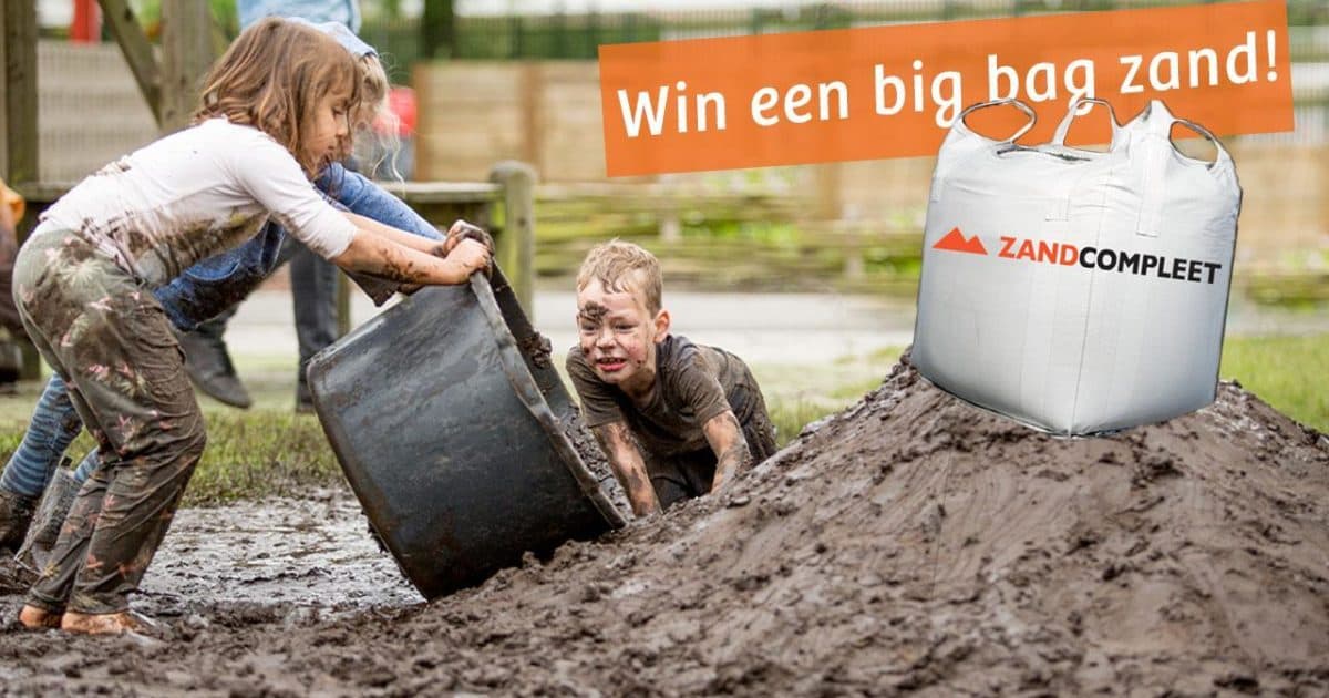 Win a big bag of play sand for Mud Day