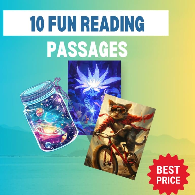 Elementary school Material | 10 Reading Passages for Upper Elementary - Engaging & Printable (Grades 4-6)