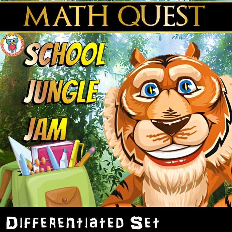 Elementary school Game | School Jungle Jam - Math Quest