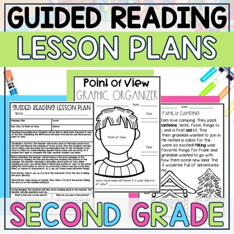 Elementary school Lesson Package | Guided Reading Lesson for 2nd Grade