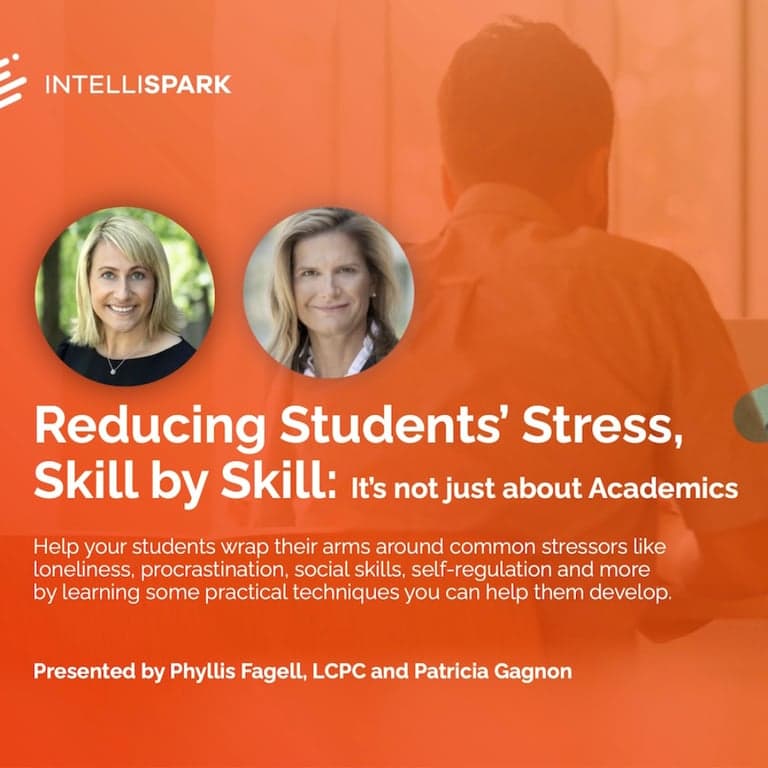 Elementary school Webinar | Reducing Students' Stress, Skill by Skill: It's Not Just About Academics