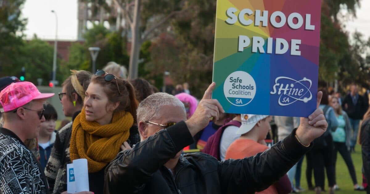 Being allowed to be who we feel we are begins at school