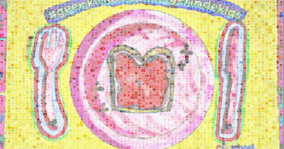 350,000 children show through drawings: continue school meals