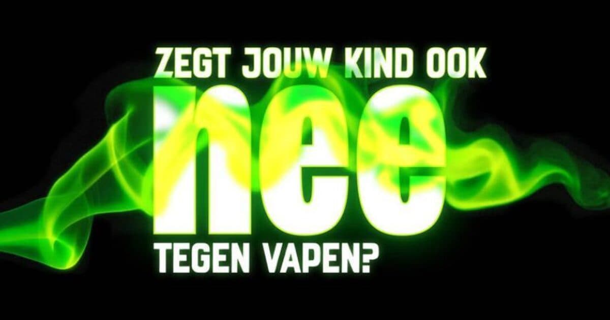 Schools can participate in the ‘No to vaping’ campaign
