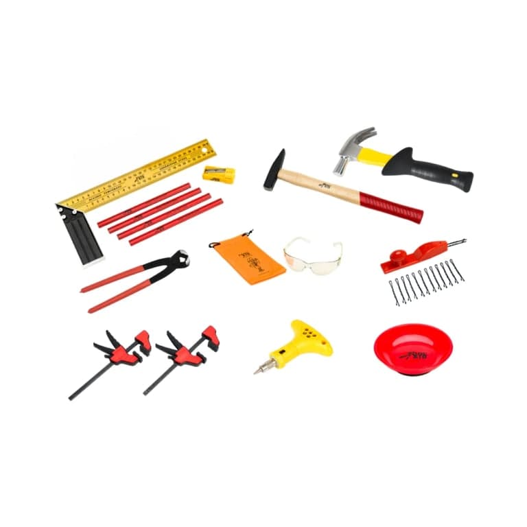 Elementary school Material | Carpentry Set for Kids, 16 Piece