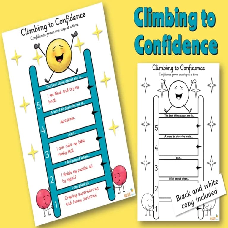 Elementary school Worksheet | Climbing to Confidence