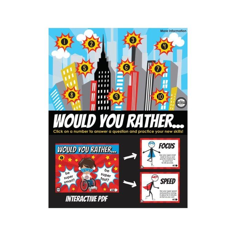 Elementary school Energizer | Superhero Would You Rather Brain Break