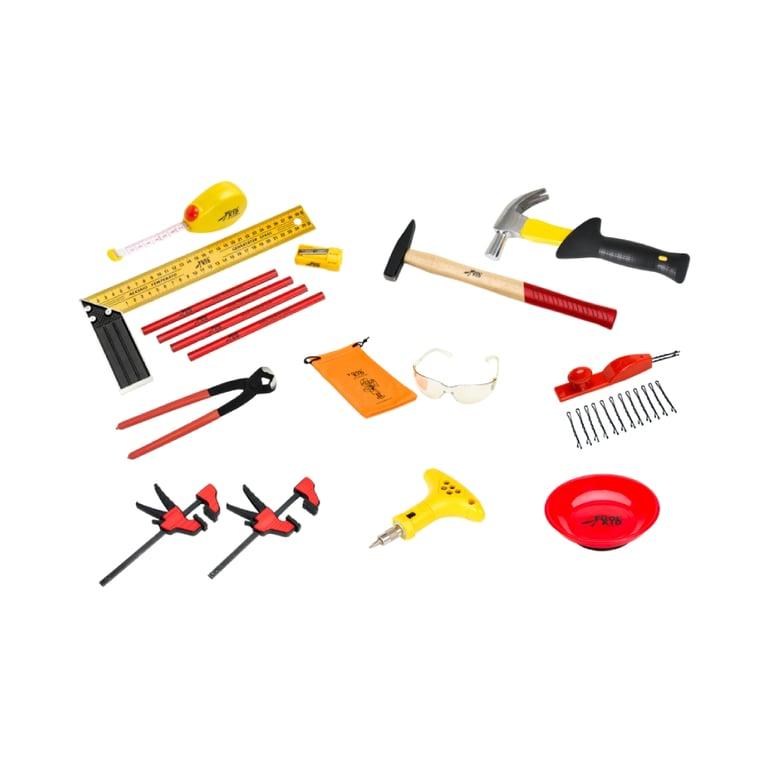 Elementary school Material | Carpentry Set for Kids, 16 Piece