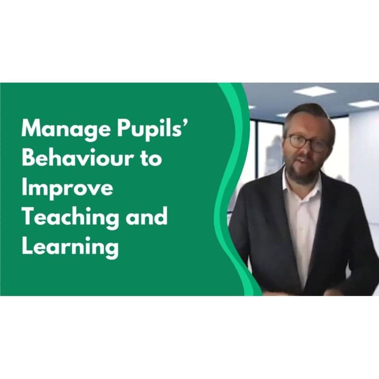 Elementary school Course | Manage Pupils’ Behaviour to Improve Teaching and Learning