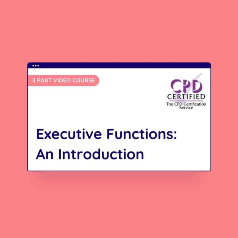 Elementary school Course | Executive Functions: An Introduction – CPD Accredited Course