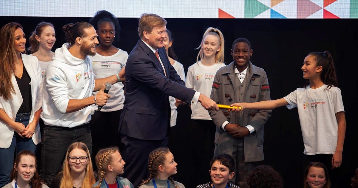 King Willem-Alexander opens Week for a Healthy Youth