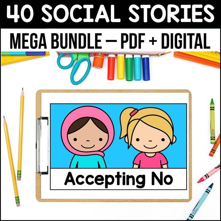 Elementary school Lesson Package | 40 Social Stories Mega Bundle