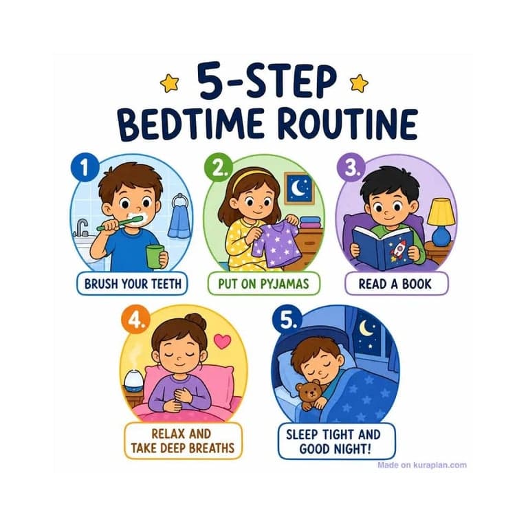 Elementary school Poster | PSHE Sleep Hygiene Routine