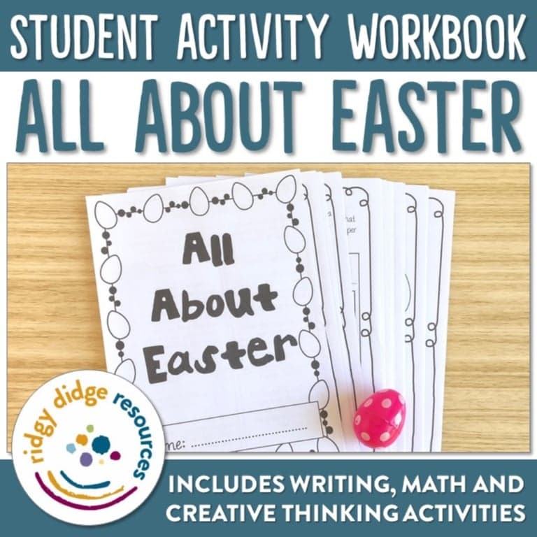 Elementary school Workbook | Easter Student Workbook