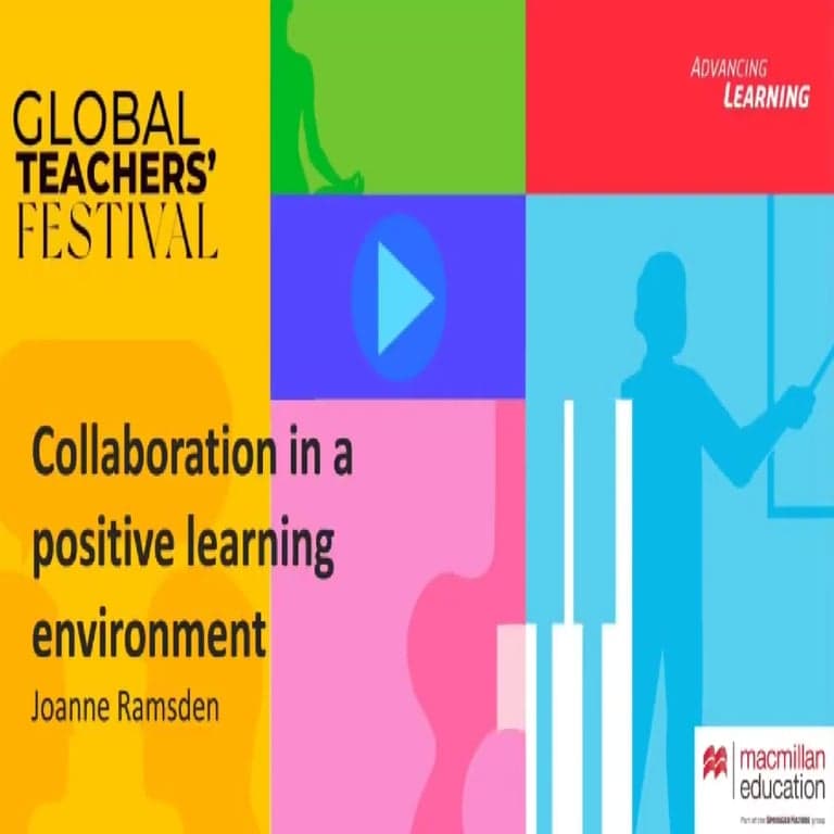 Elementary school Webinar | Collaboration in a Positive Learning Environment