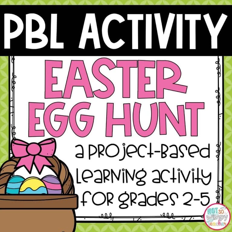Elementary school Lesson Package | Easter Math Project-Based Learning Activities