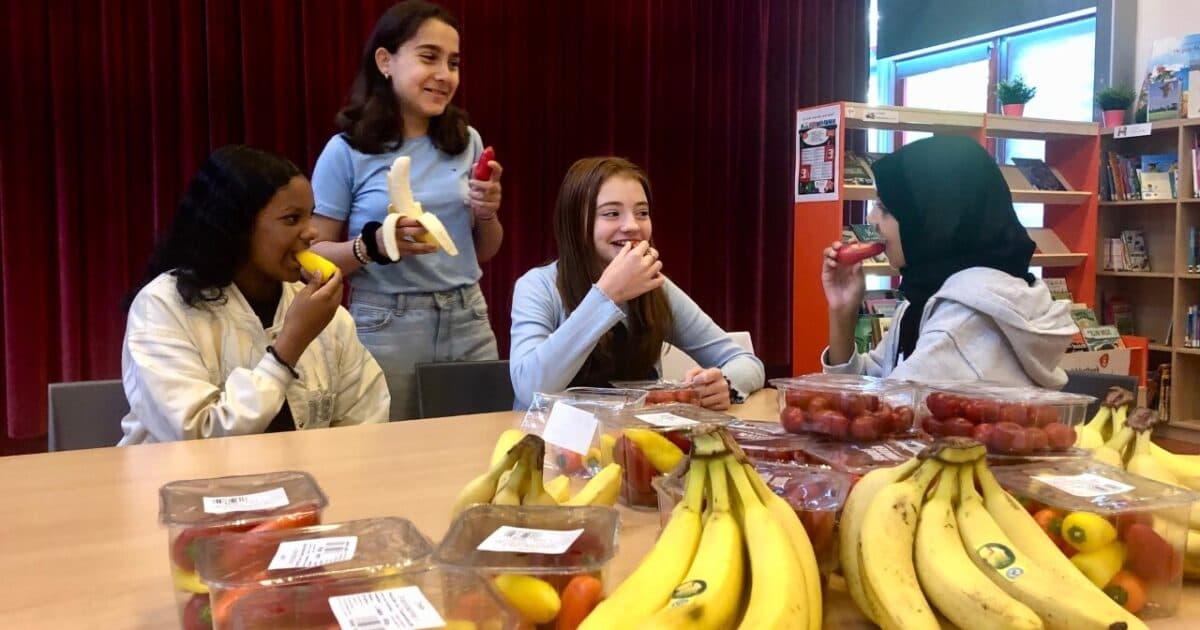 Primary School De Regenboog in Zoetermeer is strongly committed to nutrition and exercise