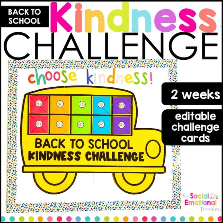 Elementary school Material | Back to School Kindness Challenge