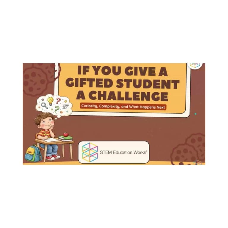 Elementary school Webinar | If You Give a Gifted Student a Challenge, Monthly Webinar
