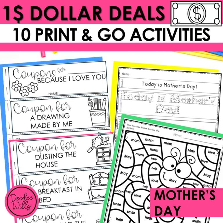 Elementary school Lesson Package | Dollar Deal Activities Mother’s Day