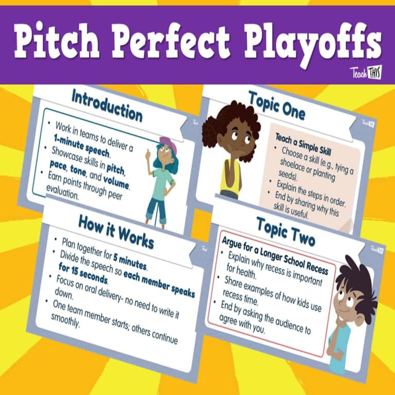 Elementary school Material | Pitch Perfect Playoffs
