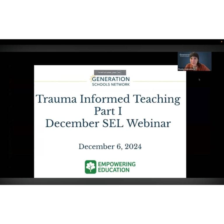 Elementary school Webinar | Trauma Informed Schools: Tier I Support - SEL Webinar 2025