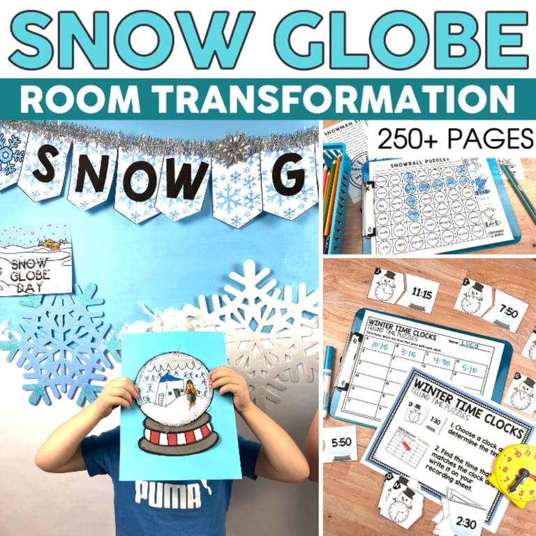 Elementary school Lesson Package | Snow Globe Classroom Transformation