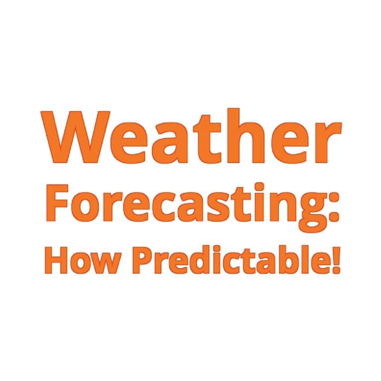 Elementary school Lesson Idea | Weather Forecasting: How Predictable!