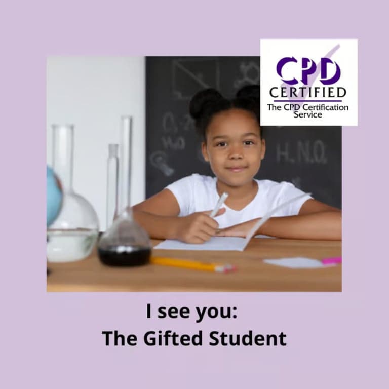 Elementary school Course | I See You: The Gifted Student