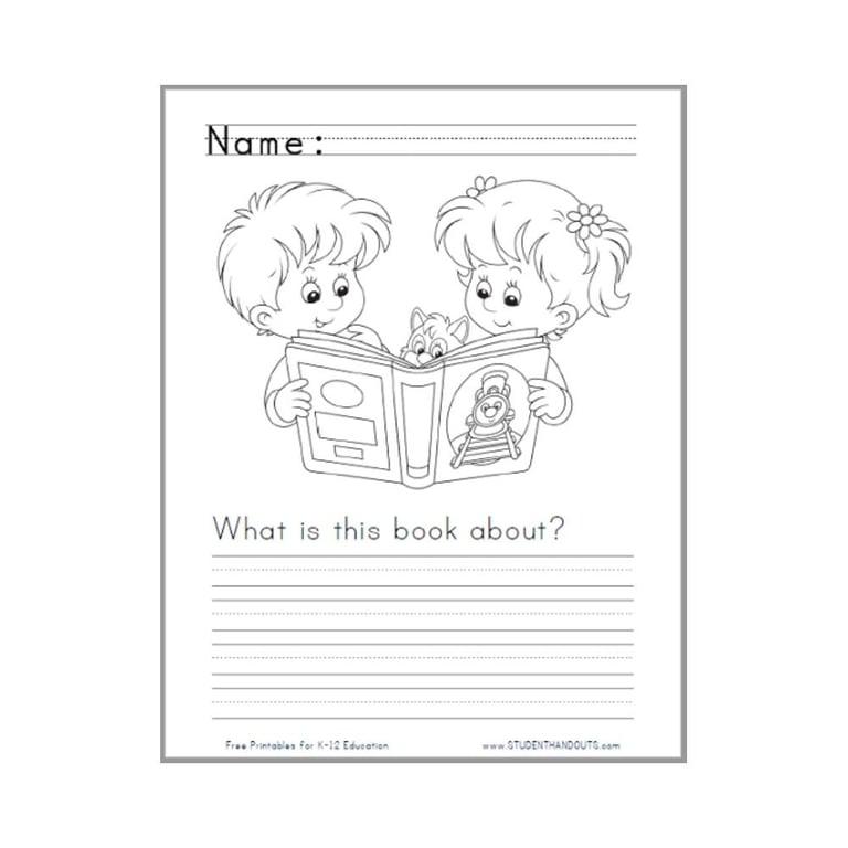 Elementary school Worksheet | What Is This Book About?