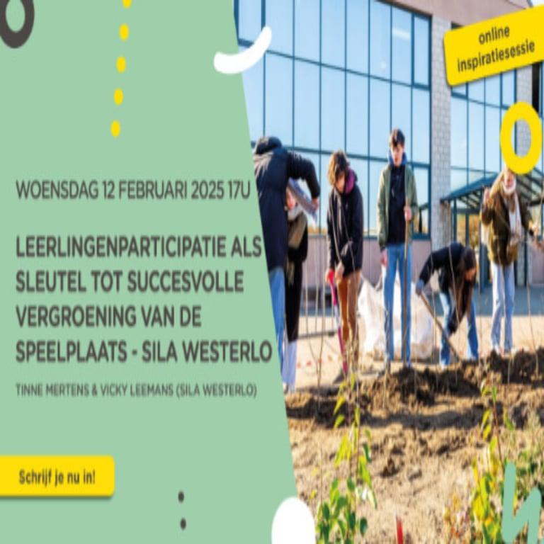 Elementary school Webinar | Leerlingenparticipatie als Sleutel tot Succesvolle Vergroening van de Speelplaats