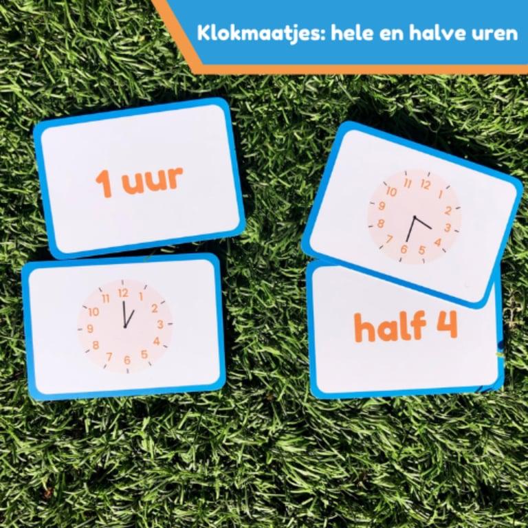 Elementary school Spel | Klokmaatjes: Hele en Halve Uren