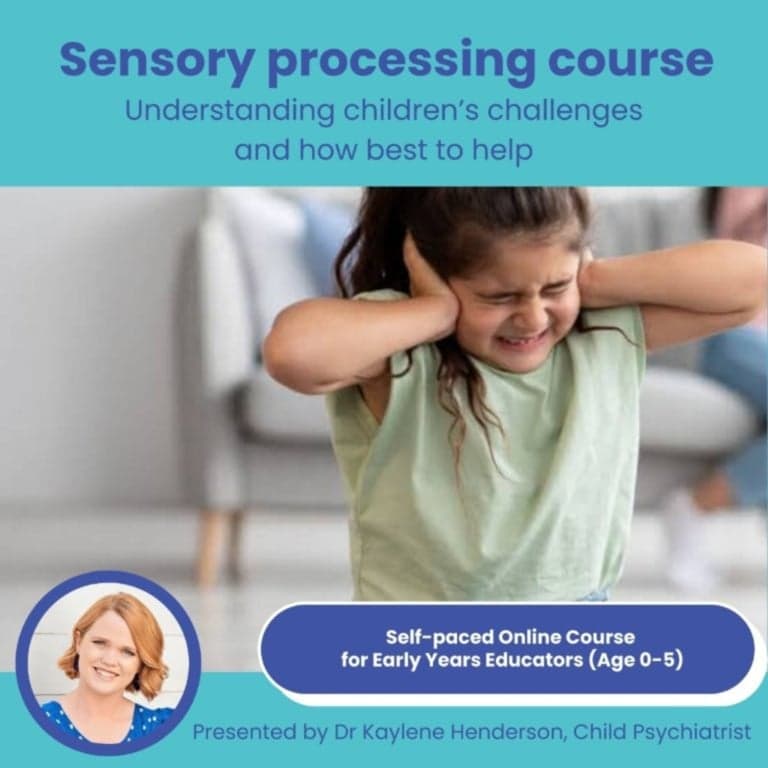 Elementary school Course | Course 3: Sensory Processing Course – Understanding Children’s Challenges