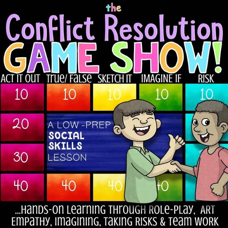 Elementary school Game | The Conflict Resolution Game Show