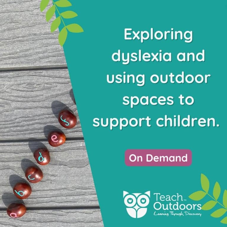 Elementary school Training | Exploring Dyslexia and Using Outdoors Space to Support Children