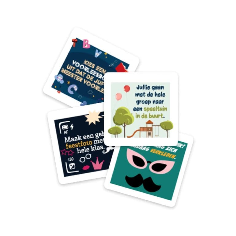 Elementary school Material | Party Cards
