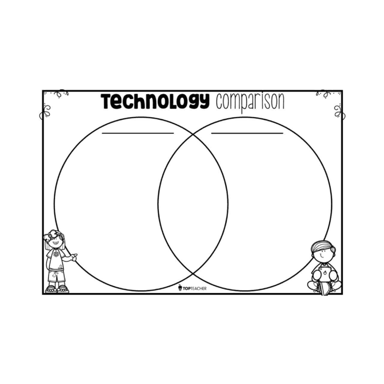 Elementary school Worksheet | Technology Comparison Worksheet