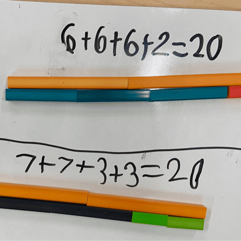 Elementary school Lesson Idea | Cuisesnaire Rod Equations