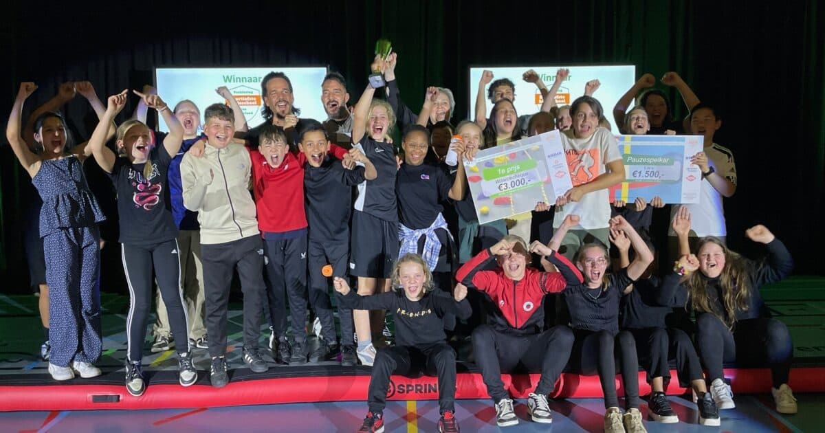 De Waterhof (Delft) wins the 2024 election for the Most Sporty Primary School in the Netherlands