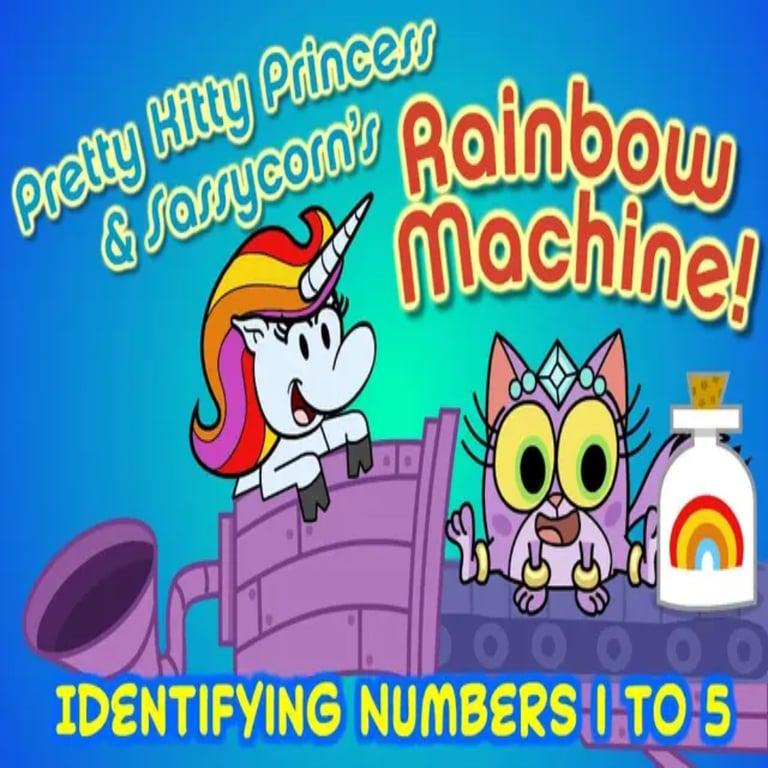 Elementary school Game | Rainbow Maker - Identifying Numbers 1 to 5 Game