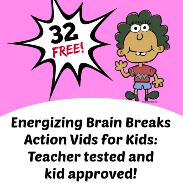 Elementary school Energizer | 32 Free Energizing Brain Breaks Videos for Kids!