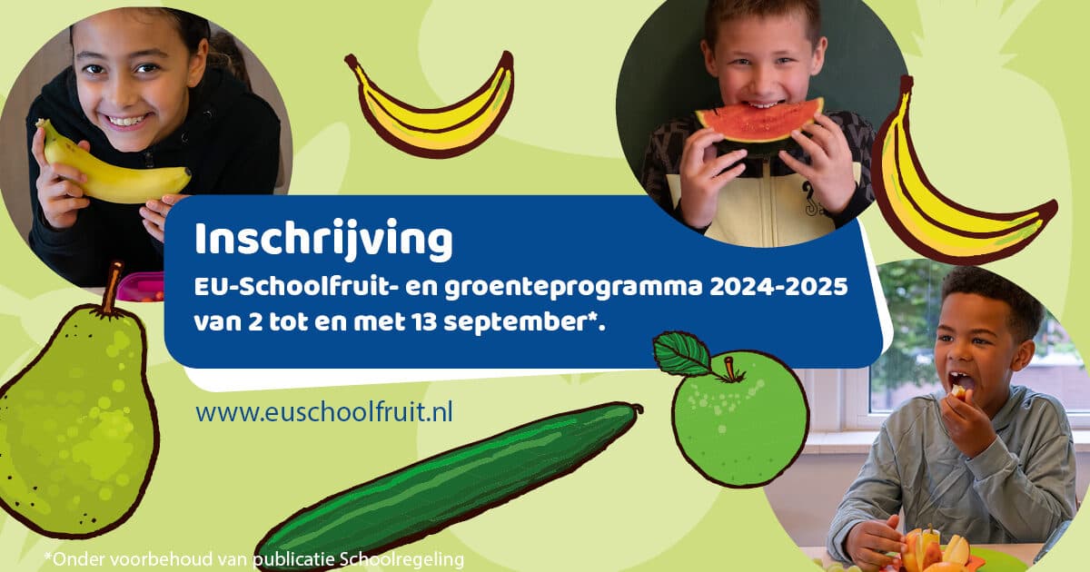 EU School Fruit registration period in September