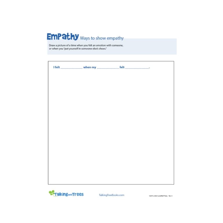Elementary school Worksheet | Ways to Show Empathy Worksheet