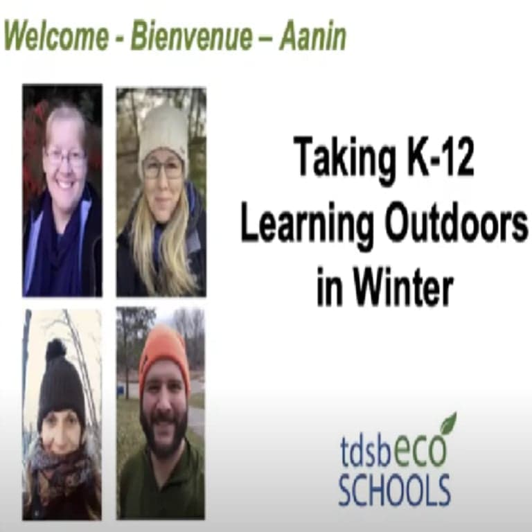 Elementary school Webinar | Taking K12 Learning Outside in the Winter
