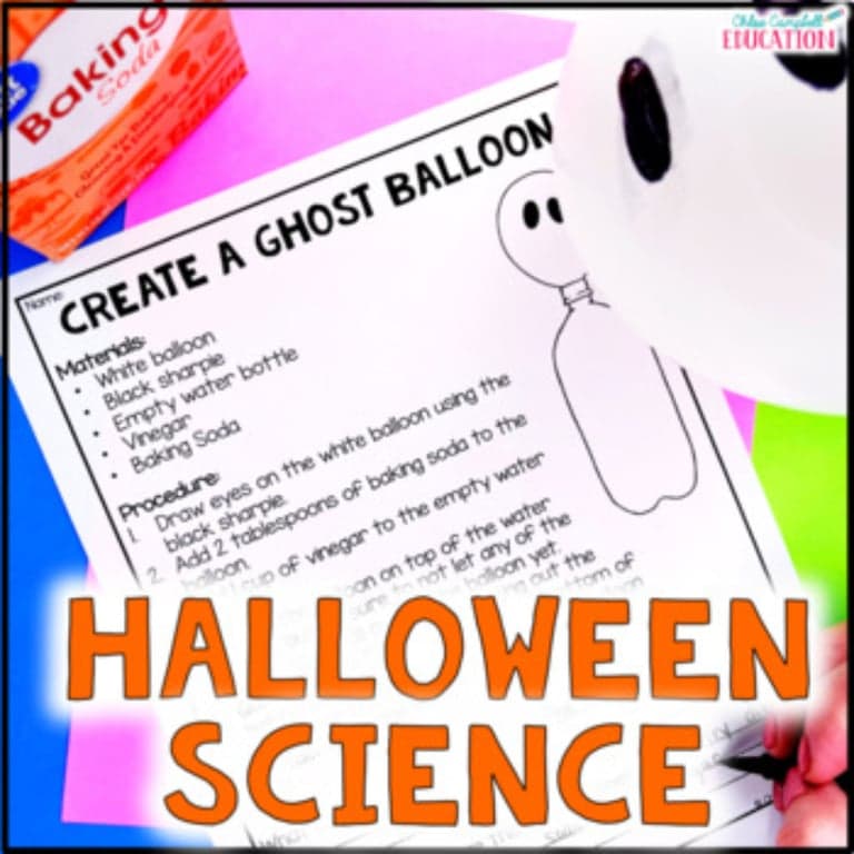 Elementary school Lesson Package | Fun Halloween Science Experiments – Fall Science Activities STEM