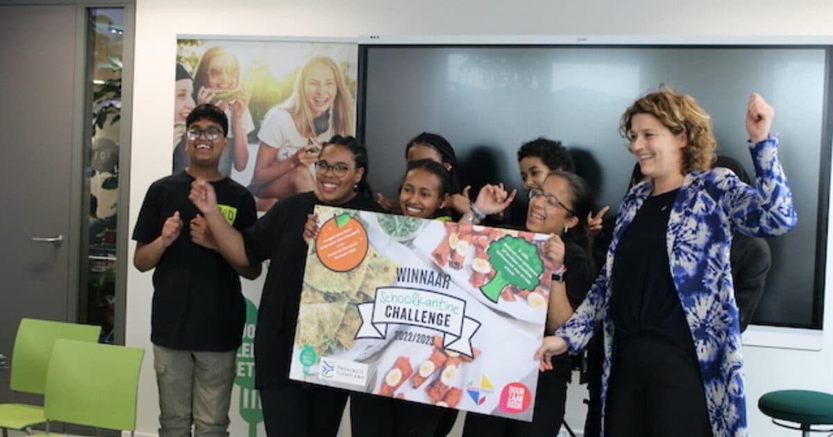 ‘De Happy Empanada’ and ‘Ikwilum’ winners of the healthy canteen snack