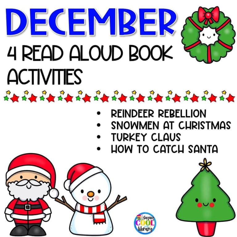 Elementary school Worksheet | December Read Aloud Picture Book Activites Printables